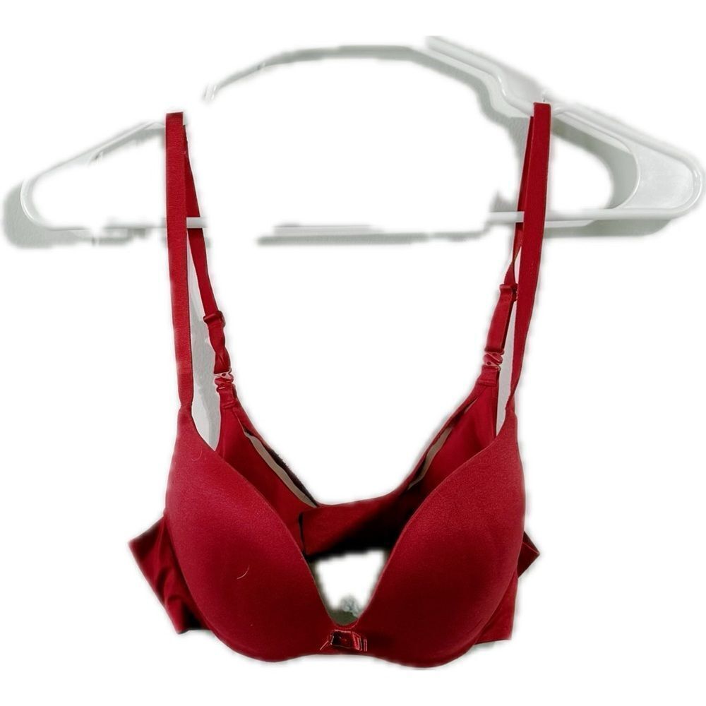 Victoria's Secret Red Underwire Bra with Adjustable Straps